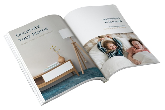 Home-Magazin png-Aufkleber mit durchsichtigem Hintergrund
