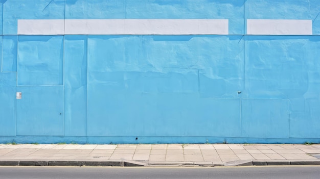 Homem a patinar na rua ao lado do Muro Azul