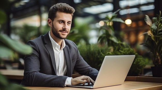 homem alegre empresário empresário profissional