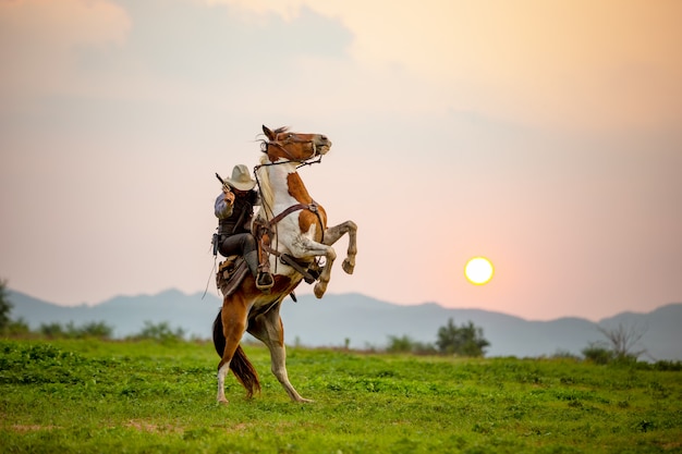 Foto Homem andando a cavalo pulando na cerca vermelha – Imagem de Show de  cavalos dublin grátis no Unsplash