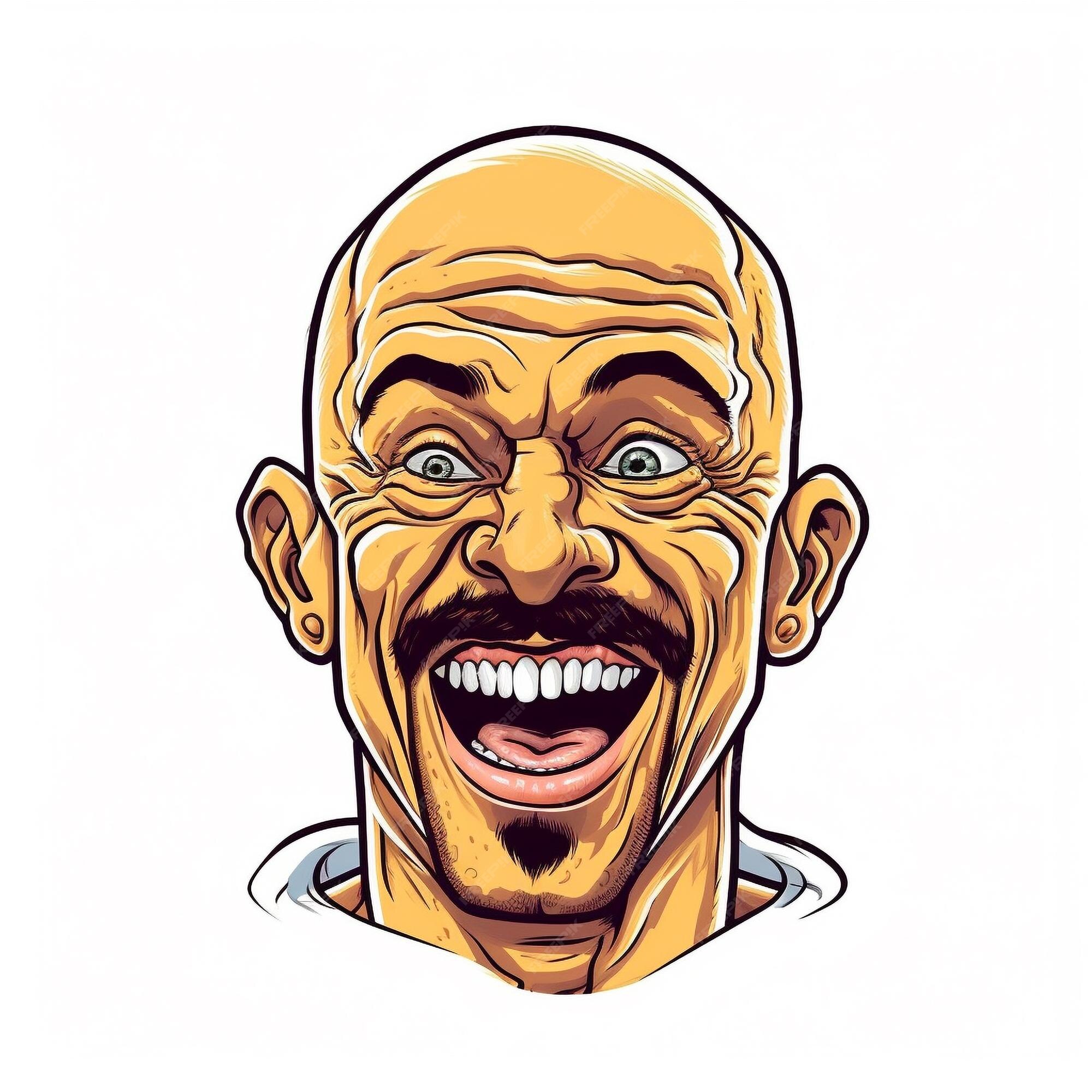 Homem Careca Personagem Com Bigode Vector - Arte vetorial de stock e mais  imagens de Adulto - Adulto, Atividade, Comércio - Ocupação - iStock