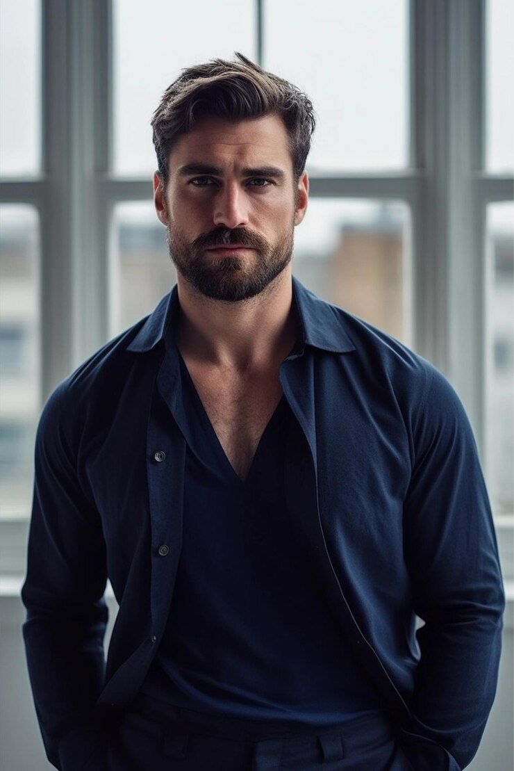 Foto homem charmoso