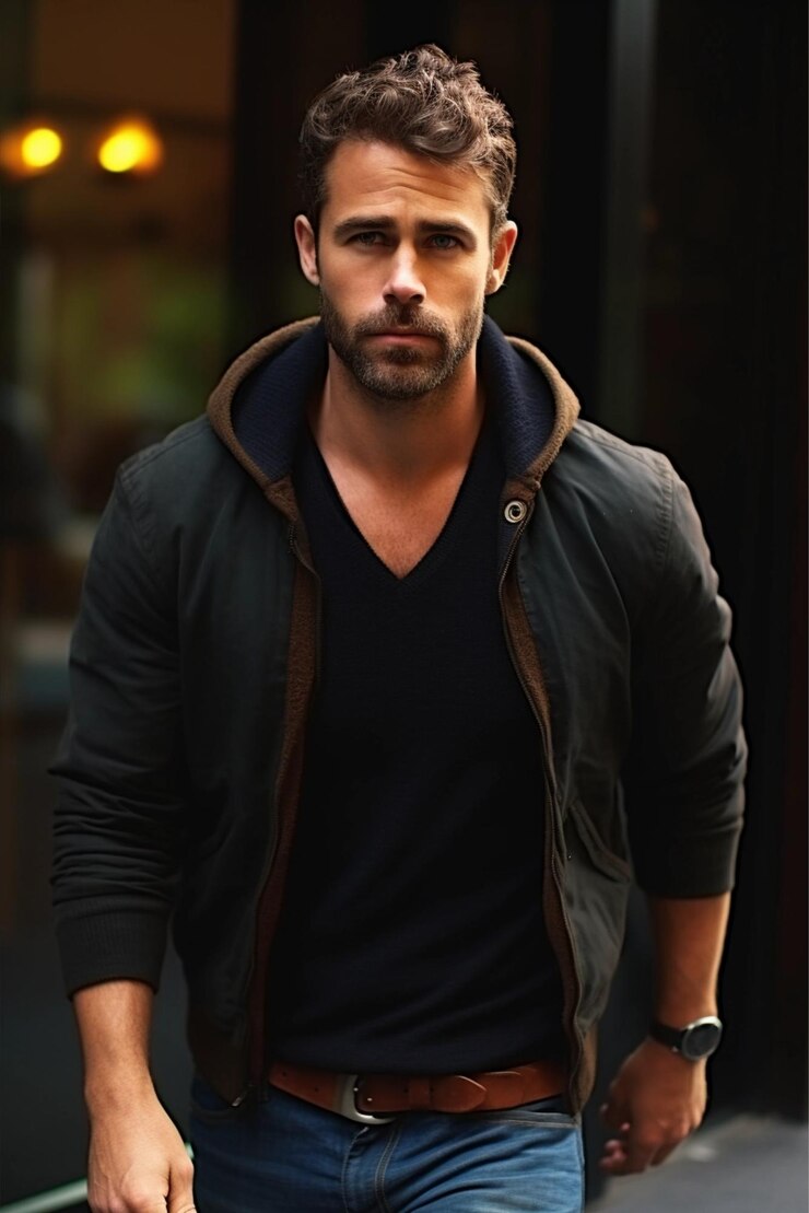 Foto homem charmoso