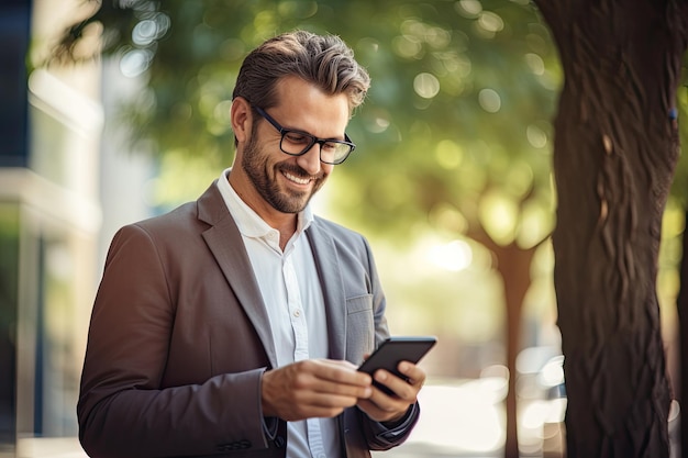 Homem com Smartphone