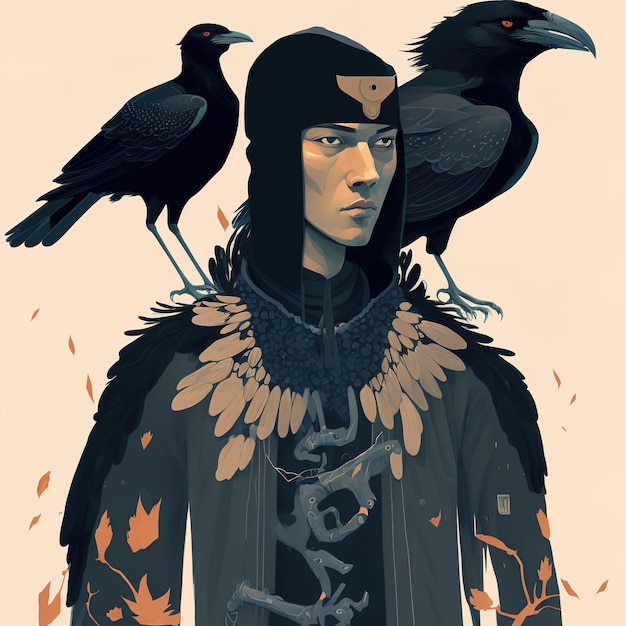 homem corvo