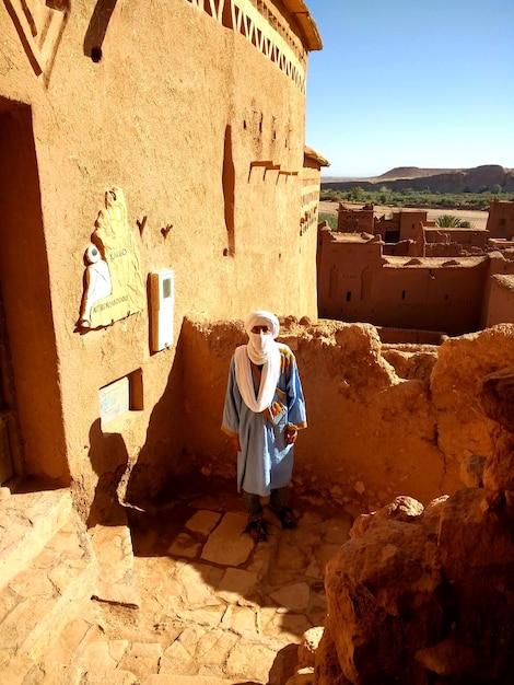 Foto homem de ait ben haddou