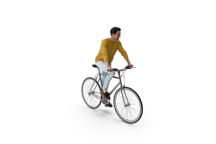 Homem de bicicleta