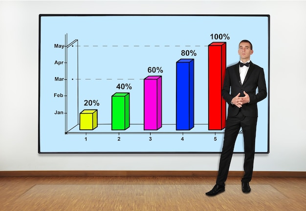 Homem de negócios no escritório