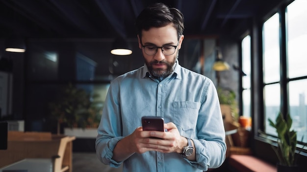 Foto homem de negócios recortado fazendo anotações de seu calendário de smartphone para o organizador