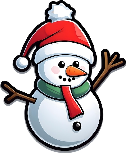 Foto homem-de-neve com renas ícones de natal símbolos festivos temporada de férias decorações de natal natal