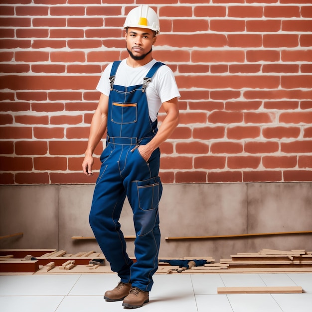 homem empreiteiro de construção