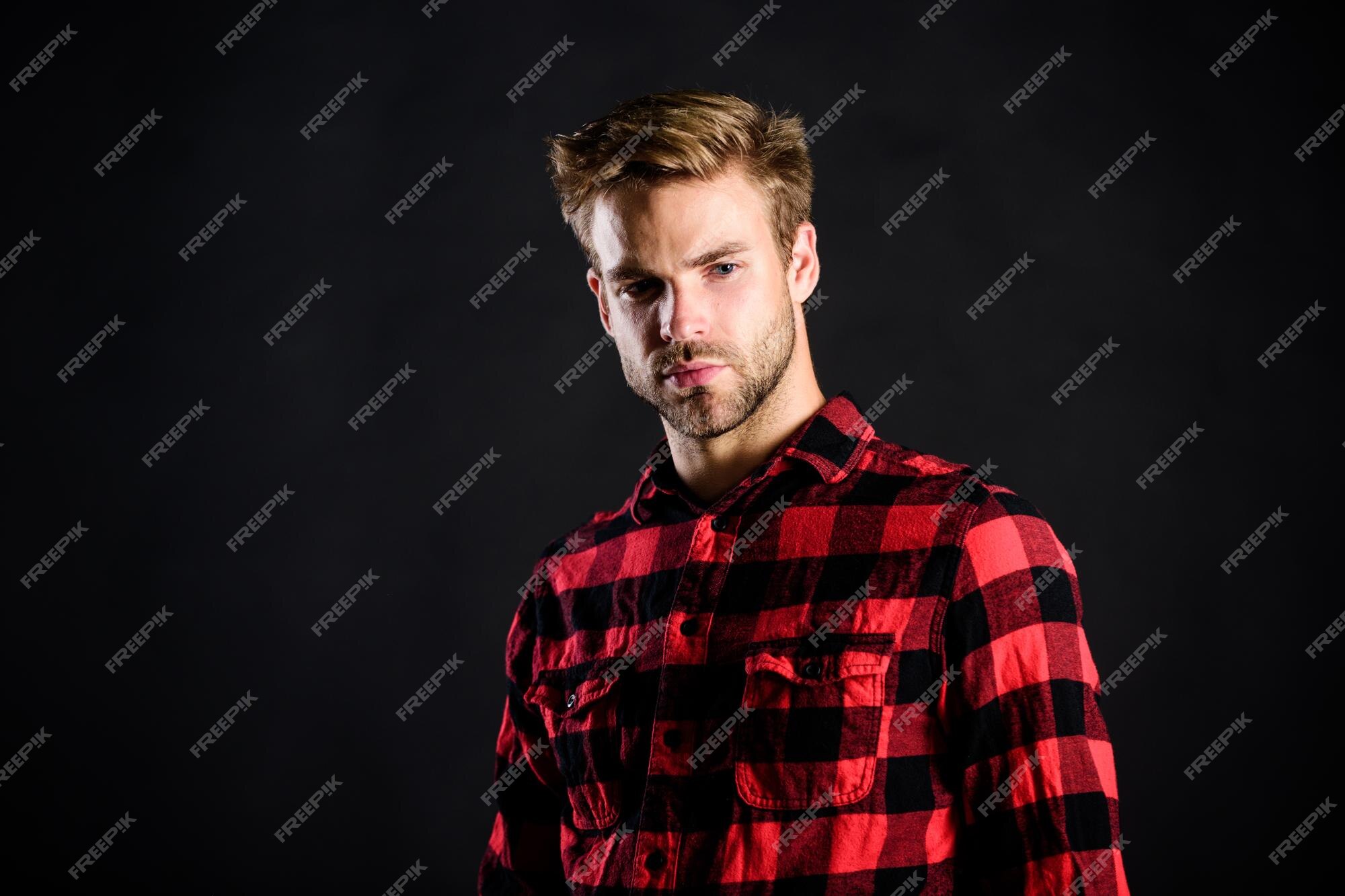 Fundo Homem Xadrez Vermelho Preto Pinta Pessoas Lupa Foto E Imagem