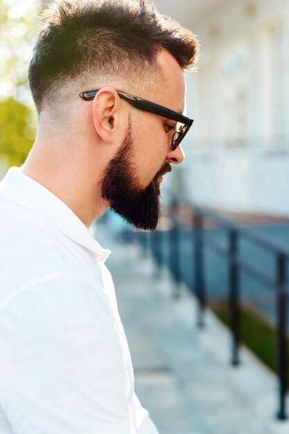 Foto homem jovem, rua