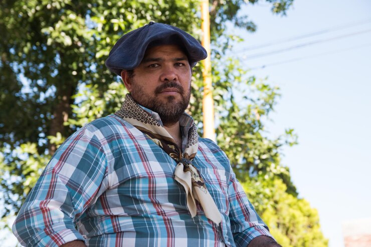 Foto homem tradicional sul-americano.