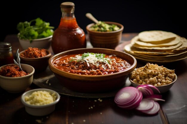 Homemade Pozole Rezept-Ausstellung