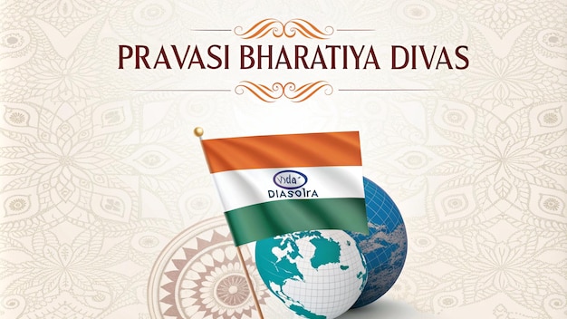 Homenageando os indianos globais comemora o Dia Pravasi Bharatiya Divas NRI