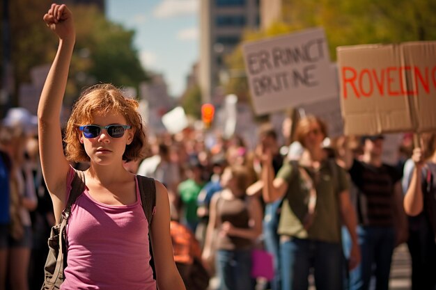 Foto un homenaje al día de la mujer de radiant reverie