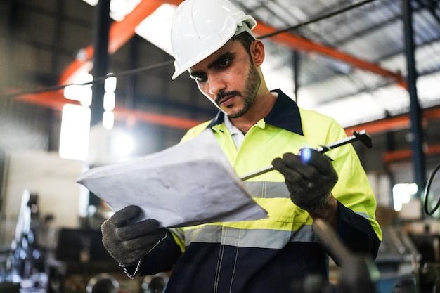 Homens profissionais engenheiro trabalhador habilidades treinamento de manutenção de qualidade indústria trabalhador de fábrica armazém oficina para produção de equipe de engenharia mecânica de operadores de fábrica