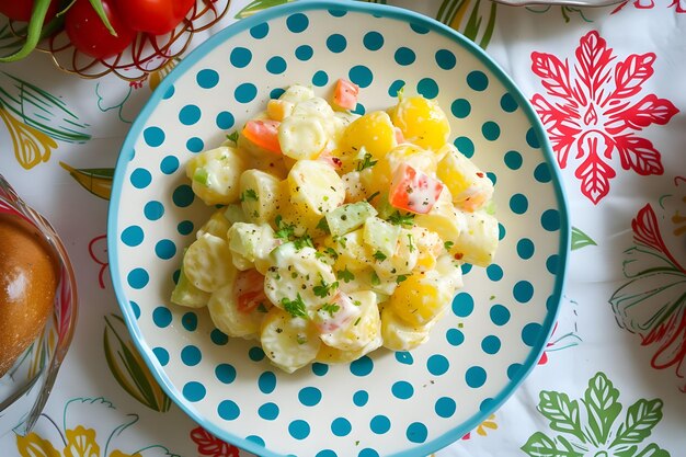 Foto homestyle glück südlicher kartoffelsalat perfektion