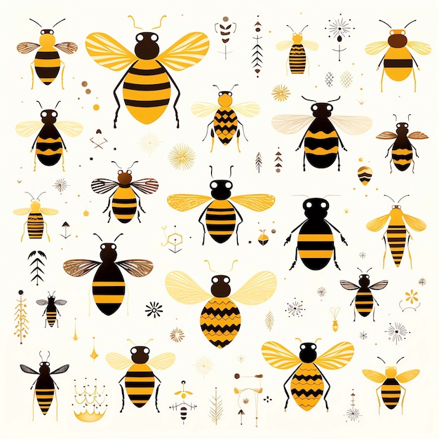 Foto honey bee digital paperhoneycomb scrapbook paperbumble bee digital backgroundbumble bee paper (papel digital da abelha de mel) (em inglês)