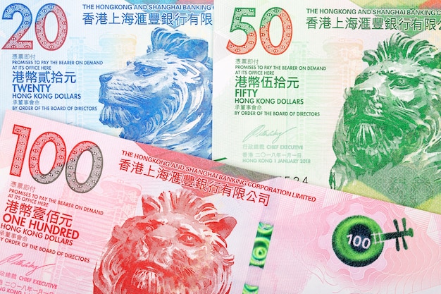 Hong Kong Dollar Banknoten