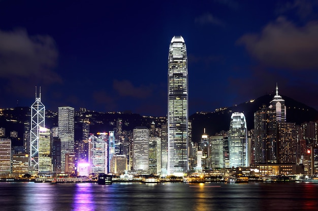 Hong Kong por la noche