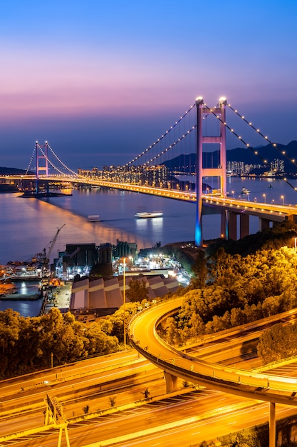 Hong Kong Tsing ma Brücke