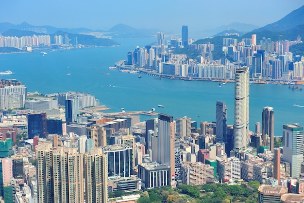 Hong kong vista aérea