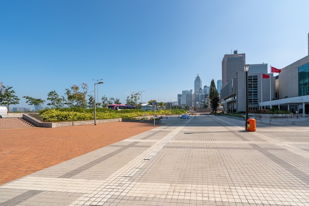 Hongkongs moderne urbane Architekturlandschaft