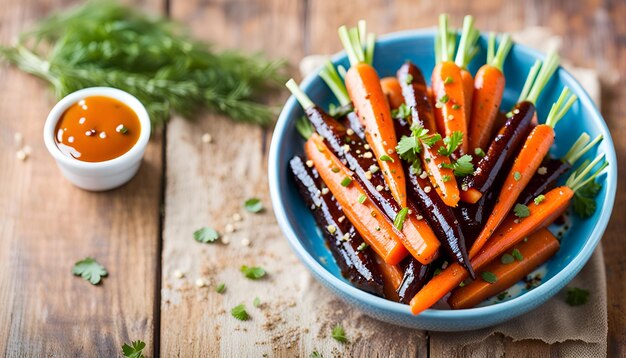 Honig-Balsamik-Glasierte Karotten-Rezept