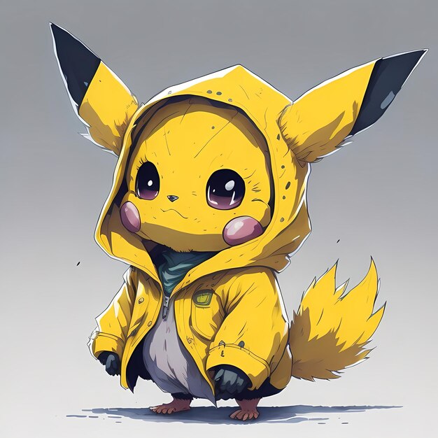 Foto hoodie cutie o adorável monstro de pokémon