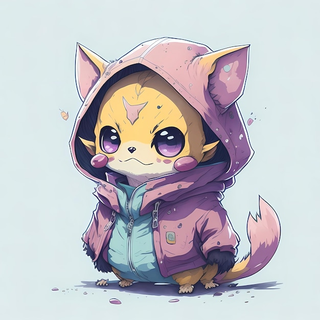 Hoodie Cutie O Adorável Monstro de Pokémon