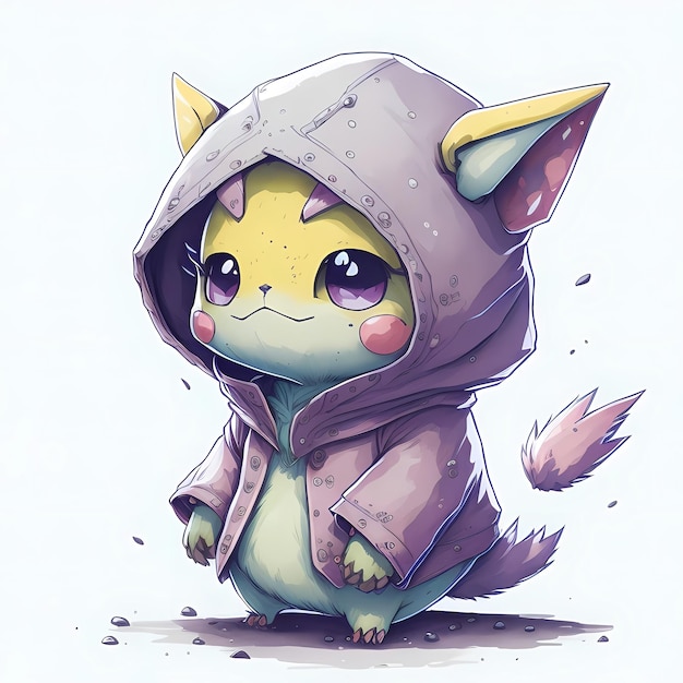 Hoodie cutie o adorável monstro de pokémon