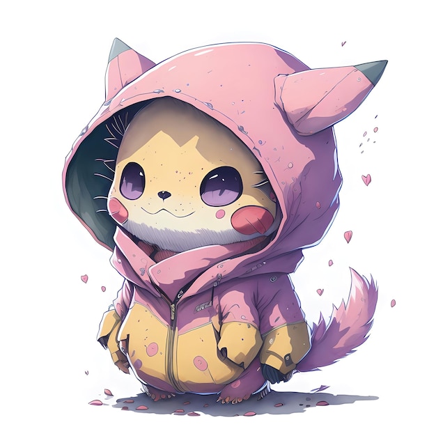 Hoodie cutie o adorável monstro de pokémon