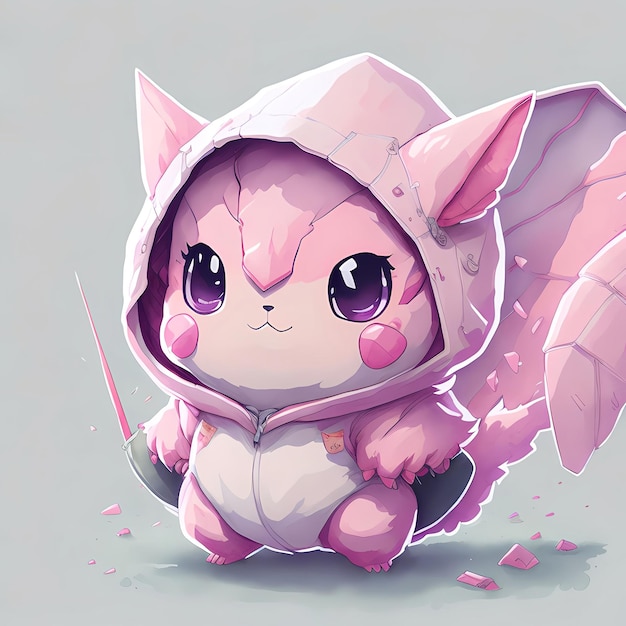 Hoodie cutie o adorável monstro de pokémon