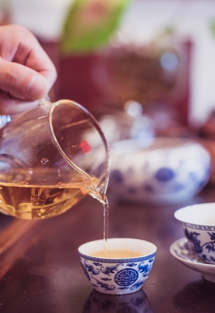 La hora del descanso del té