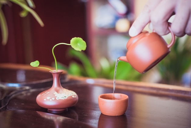 La hora del descanso del té