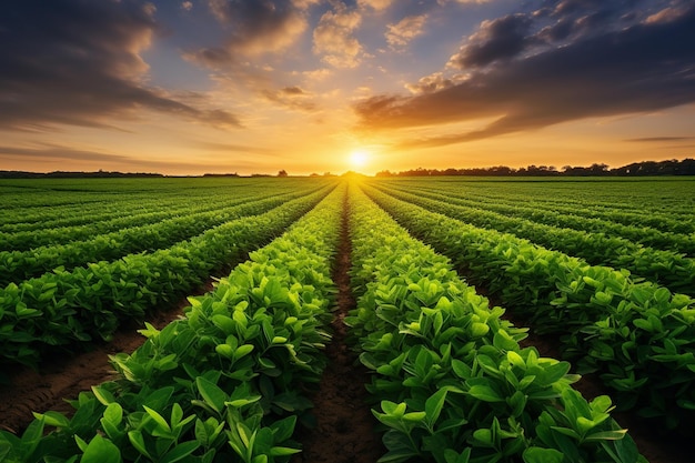 Horas de oro en la agricultura y en la abundancia