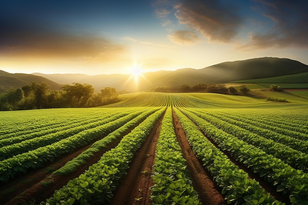 Horas de oro en la agricultura y en la abundancia