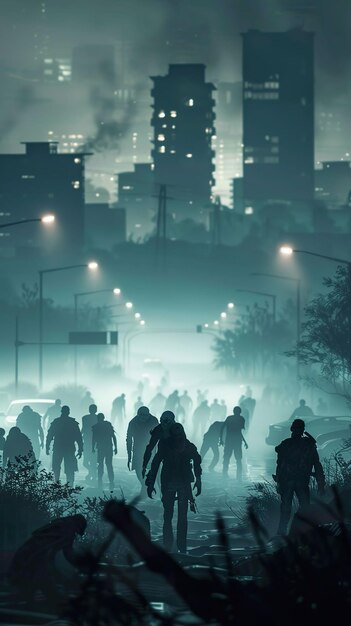 Horda de zombies abandonó el paisaje urbano