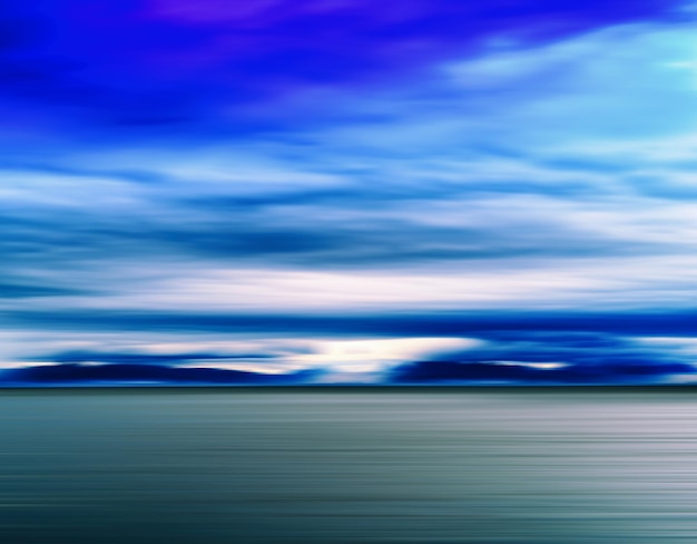Horizontal vibrante azul aguamarina Noruega paisaje cloudscape abstracción telón de fondo