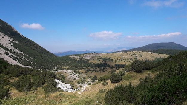 Foto horizontale berge landschaft