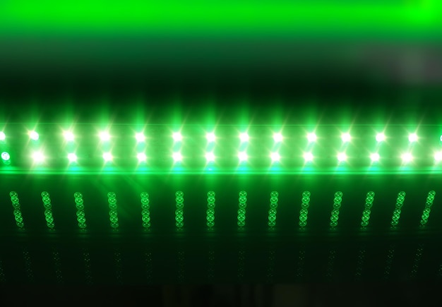 Horizontale grüne LED-Linie Textur Hintergrund