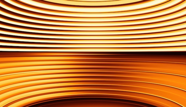 Horizontale orange geschwungene Paneele Illustration backgroundhd