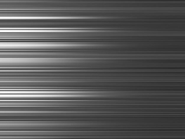 Horizontaler Schwarz-Weiß-Hintergrund mit verschwommenen Abstraktionslinien