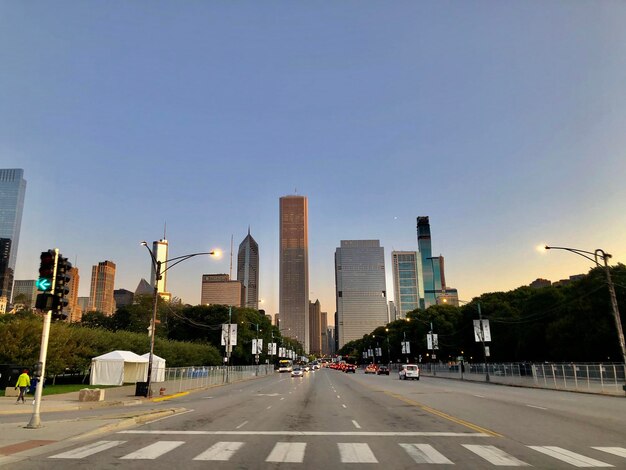 Foto el horizonte de chicago