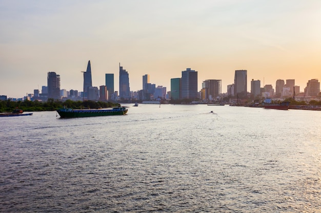 Horizonte de la ciudad de Ho Chi Minh