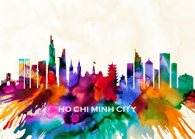 Horizonte de la ciudad de Ho Chi Minh