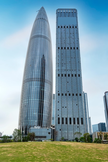 Horizonte de la ciudad del parque de talentos de Shenzhen