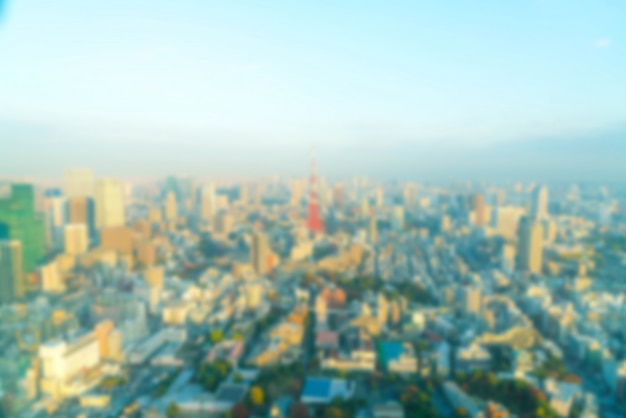 Horizonte de la ciudad de Tokio con la Torre de Tokio